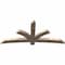Ekena Millwork Davenport Smooth Timber Gable Bracket, Douglas Fir, 84"W x 38"H x 3 1/2"D x 5 1/2"F, 11/12 Pitch GBW084X38X0406DAV00SDF - alternate 4
